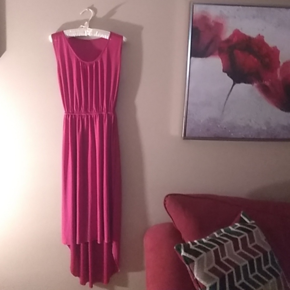 Pink Sexy long dress